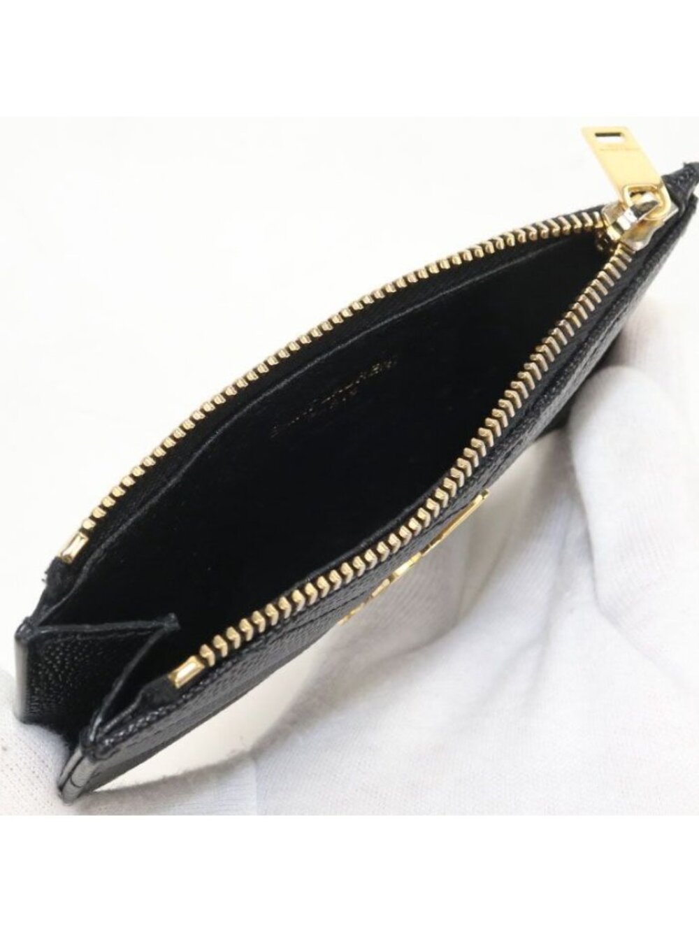 Saint Laurent Fragment Case Card Cassandra Coin Purse Calfskin - Picture 3 of 6
